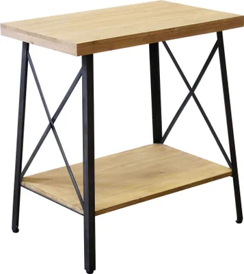 Immagine prodotto di Milani Home - consolle in legno 66 x 40 di design moderno industrial cm 63 x 40 x 68 h - Marrone