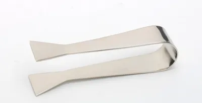 Produktbild von Hostien-Zange Länge 10 cm in Messing vernickelt Silber