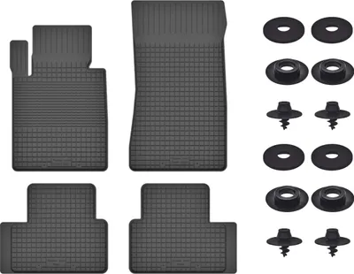 Produktbild von Gummimatten Mit Stoppern Für: Bmw 1 F20 (2011-2019) Schwarz Set