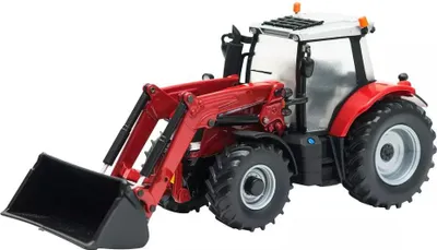 Produktbild von Britains Traktor Massey Ferguson 6616 mit Frontlader 1:32