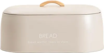Produktbild von HOMLA FLORA Metall-Brotlaib mit Deckel 36x20x13 cm