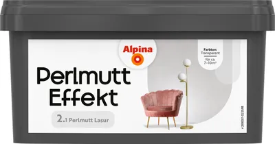 Produktbild von Alpina Lasur Effektfarbe Perlmutt Farbeffekt transparent 1 l