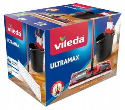 Obrázek produktu pro Vileda UltraMax mopovací sada s vědrem a utěrkou