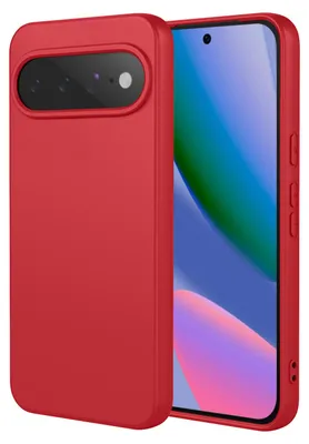 Productafbeelding van MobyDefend Hoesje - Geschikt voor Google Pixel 11 - Matte Siliconen Backcover - Framboosrood