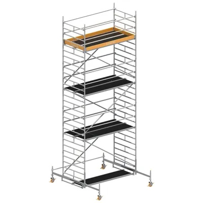 Produktbild von Layher Rollgerüst Uni Breit P2 8,38m AH