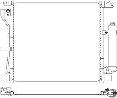 Produktbild von DIEDERICHS DCC1616 Kondensator Klimaanlage Klimakondensator für NISSAN JUKE (F15) +Trockner