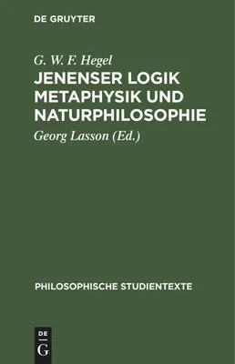 Produktbild von Jenenser Logik Metaphysik und Naturphilosophie