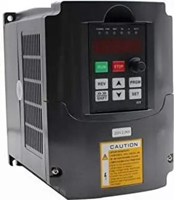 Produktbild von 2,2 kW Frequenzumrichter Einphasig-Dreiphasig  Drehzahlregler Inverter Motor 220V   VFD CNC Kontrolle 3HP  12A   für Spindelmotor