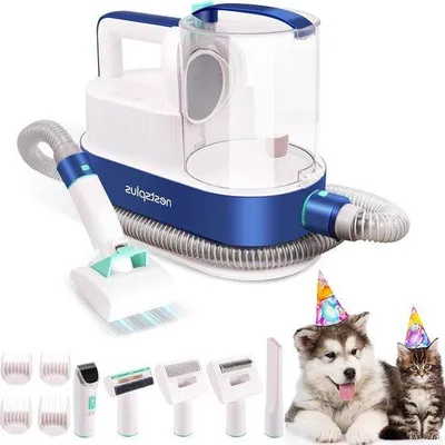 Immagine prodotto di Set per la toelettatura degli animali domestici da 25 l, 10.000 Pa, 5 in 1