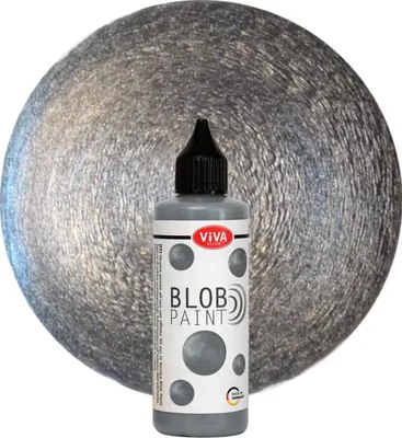 Immagine prodotto di Viva Decor 131990610 ViVA DECOR Blob Paint, 90 ml, finitura acciaio metallizzato