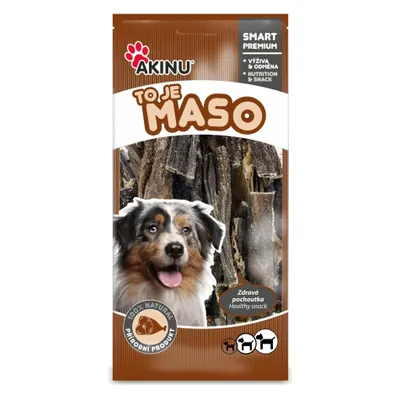 Obrázok produktu pre Akinu Pochúťka z hovädzích vnútorností pre psy 500 g