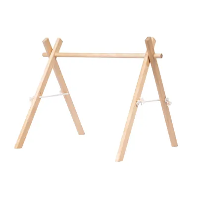 Image de leg&go Portique d’éveil bébé en bois - Arche d’éveil Montessori, structure seule
