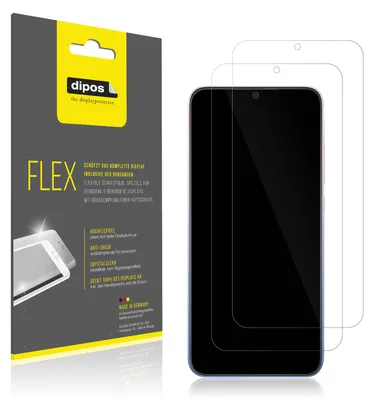 Obrázok produktu pre 3x ochranná fólia pre Xiaomi Redmi 9 Activ, 100% pokrytie displeja, dipos Flex