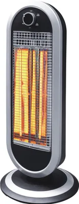 Obrázok produktu pre DCG Eltronic SA9837, Halogénový elektrický ohrievač, Uhlíkové vlákno, CE, Vnútorný, Čierna, Strieborná, Otočné