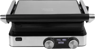 Obrázok produktu pre Princess 117310, Čierna, Nerezová oceľ, Bakelit, Nerezová oceľ, Obdĺžnikový, Tlačidlá, Otočné, 290 x 230 mm, Plávajúce veko, Aretácia veka