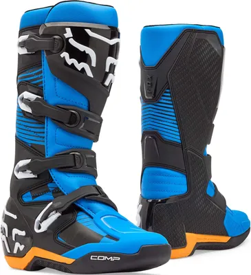 Produktbild von FOX Comp Motocross Stiefel, blau, 10