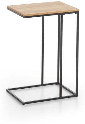 Productafbeelding van Karin salontafel serveertafel zwart, eik decor.