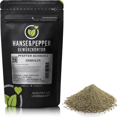 Produktbild von 100g Pfeffer Schwarz - gemahlen
