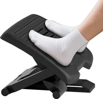 Produktbild von HOMCOM Fußstütze Schreibtisch Höhenverstellbar Fußablage, Ergonomische Fußstütze