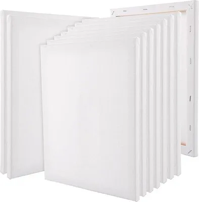 Produktbild von Kunstdoeken Set 10 Stück 24x30cm groß und klein zum Malen Leinwand