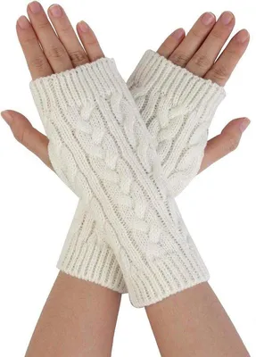 Immagine prodotto di Scaldamani lavorati a maglia, caldi, con passapollice
