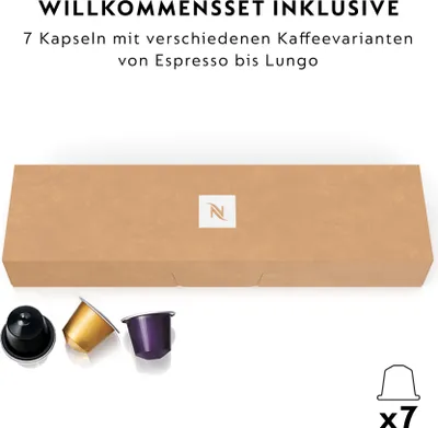 Obrázek produktu pro Krups Nespresso XN7415, Kapslový kávovar, 1 l, Kávová kapsle, 1260 W, Červená