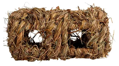 Produktbild von Tunnel Stroh Nest für Hamster als Schlafplatz und Ruhenest für Kleintiere