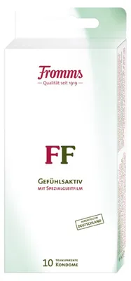 Zdjęcie produktu dla MAPA Fromms FF 10 prezerwatywy SB block pack ze specjalną warstwą nawilżającą