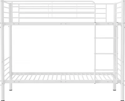 Immagine prodotto di Letto a castello "ADAM" - 90 x 190 cm - metallo - bianco