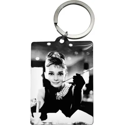 Produktbild von Nostalgic-Art - Schlüsselanhänger Eckig - Celebrities - Audrey Holly Golightly