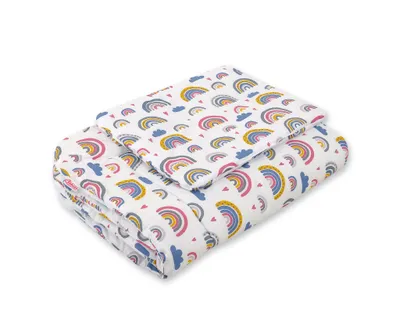 Produktbild von Babybettwäscheset mit Füllung, 2-teilig, 75x100cm NEWBORN - Regenbogen