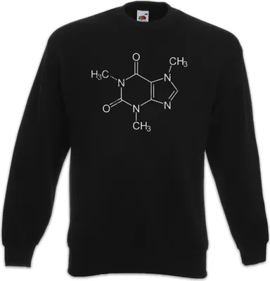 Produktbild von Urban Backwoods Caffeine Molecule, Sweatshirt, Farbe: Schwarz, Größe: S