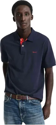 Obrázek produktu pro Gant Polo Slim Fit tmavě modrá bavlna