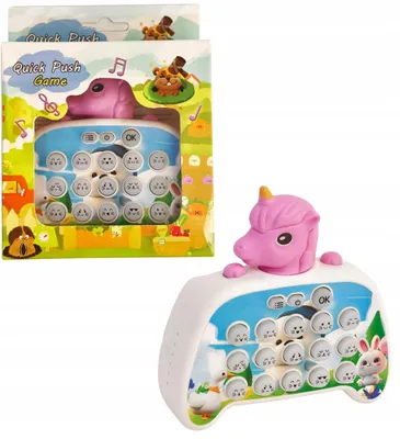 Produktbild von NORIMPEX Pop It Antistress-Würfel Einhorn Geschicklichkeit