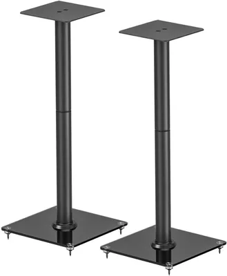 Produktbild von Lautsprecher-Standardset - Lautsprecherständer - Klangoptimierung - Importierbare Füße - 76,5 cm hoch - Schwarz