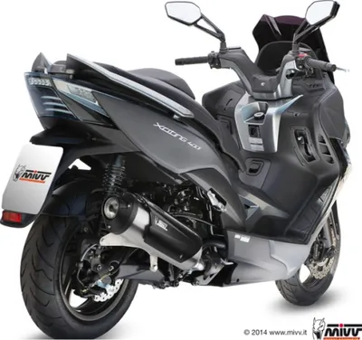 Produktbild von Auspuffanlage Mivv Komplettanlage 1x1 Edelstahl Urban für Kymco Xciting i 400 ccm