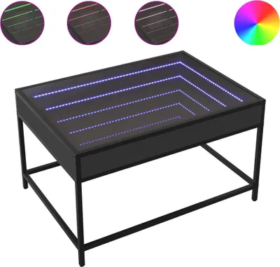 Obrázok produktu pre vidaXL Konferenčný stolík s Infinity-LED čierny 70x50x41 cm
