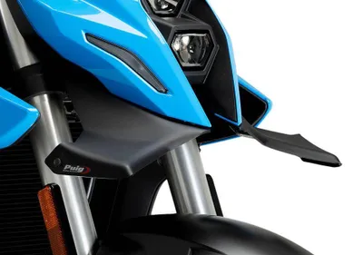 Zdjęcie produktu dla PUIG 21704J Naked przedni spoiler pasuje do SUZUKI GSX-8S czarny matowy