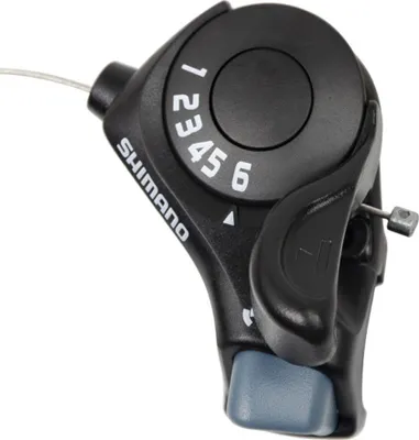 Produktbild von Shimano Tourney SL-TX30 Schalthebel für Fahrrad 6-fach Daumenschalthebel Schaltgriff inklusive Zug 6-fach rechts