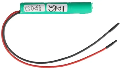 Zdjęcie produktu dla Akumulator awaryjny NiMH 3.6V 500mAh L1x3 Lady N z kablem 200mm jednostronny zastępuje akumulator 3.6V
