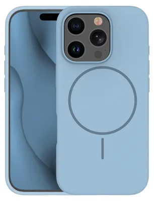 Zdjęcie produktu dla Nakładka Silicone Thin Mag Do Iphone 17 Air Jasnoniebieska
