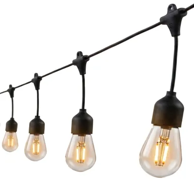 Zdjęcie produktu dla MAFY SOLAR Solarne lampki choinkowe - 6,50 m - 10 żarówek vintage - Ciepłe białe światło LED
