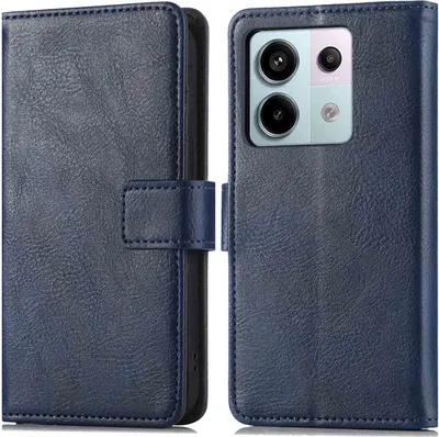 Image de imoshion Luxe Bookcase pour le Xiaomi Redmi Note 13 Pro (5G) / Poco X6 - Bleu foncé