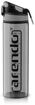 Zdjęcie produktu dla Butelka Arendo o pojemności 700 ml, wykonana z tworzywa AS wolnego od BPA, butelka sportowa z zamykaniem na jeden kliknięcie, uszczelką silikonową, skalą pojemności i uchwytem, nadająca się do mycia w zmywarce do temperatury 50°C