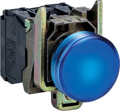 Produktbild von Schneider Electric XB4BVB6, Blau, IP66, CSA, 24 V, 2,2 cm