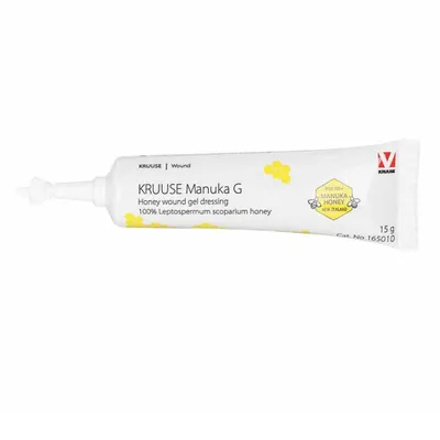Produktbild von Kruuse Manuka 15g vom Tierarzt Honigsalbe Manuka Honig Wundgel steril Hund Katze