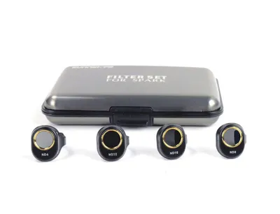 Immagine prodotto di Kit di filtri DJI Spark - filtri grigi ND4/ND8/ND16/ND32 + custodia e accessori