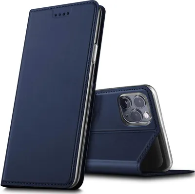 Produktbild von Conie Ultra Slim Klapp Tasche für iPhone 11 Pro Kartenfach Hülle Rundumschutz in Blau