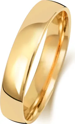 Produktbild von 9 Karat (375) Gold 4mm Slight Court Form Herren/Damen - Trauring/Ehering/Hochzeitsring, 68 (21.6); TRS151119KYRSY
