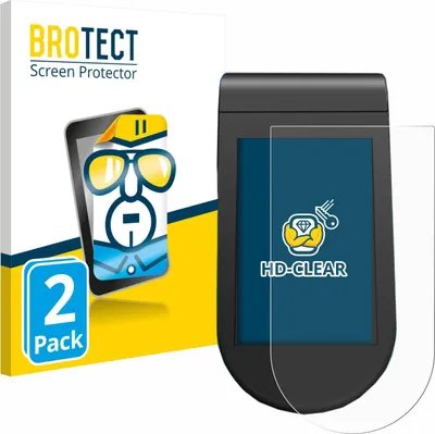 Produktbild von 2x Für SoFlow SO4 Pro MAX Schutzfolie BROTECT Displayschutz Display Schutz Folie Klar Transparent